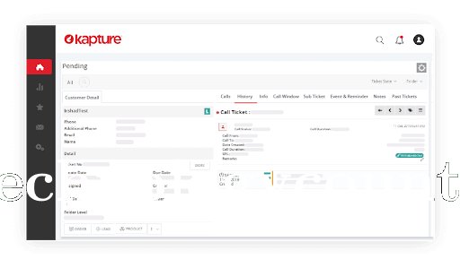 Kapture CRM Screenshots